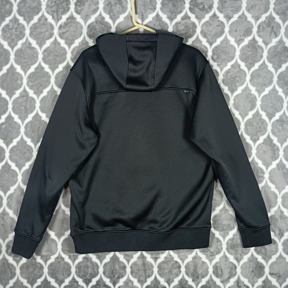 Pelagic Hoodie Men Size Medium Black Performance Fishing Pullover Kangaroo - Picture 3 of 11